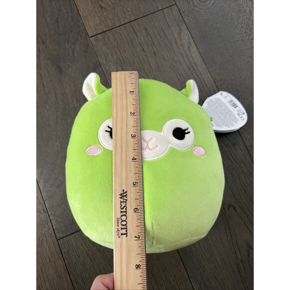Squishmallows 8" Jim the Aplaca Green Plush Kelly Toy NWT - Picture 6 of 6